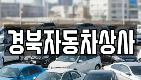 경북 예천군 호명읍 중고차 전문 경북자동차상사