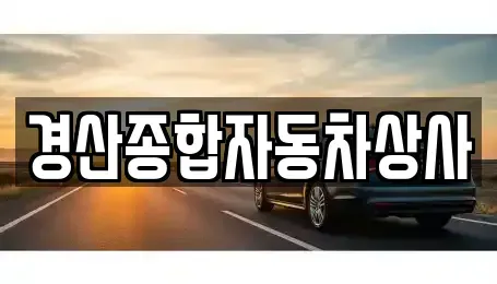 경상북도 경산시 압량읍 중고차 전문 경산종합자동차상사