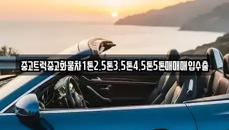 경상북도 상주시 양촌동 중고차 전문 중고트럭중고화물차1톤2.5톤3.5톤4.5톤5톤매매매입수출