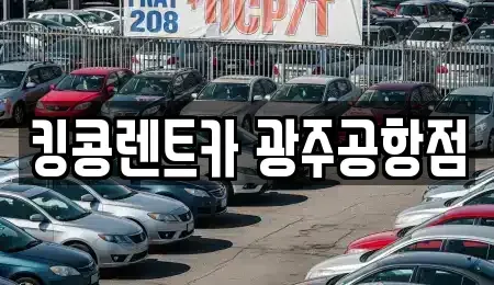 광주광역시 광산구 도산동 렌트카 전문 킹콩렌트카 광주공항점
