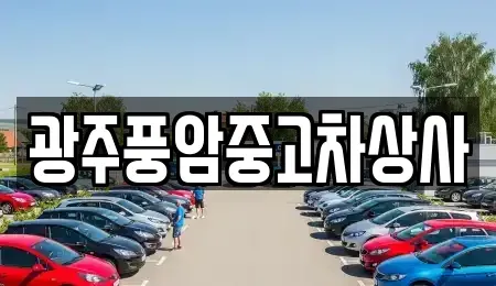 광주광역시 광산구 신촌동 중고차매매 전문 광주풍암중고차상사