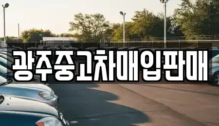 광주광역시 광산구 신촌동 중고차매입 전문 광주중고차매입판매