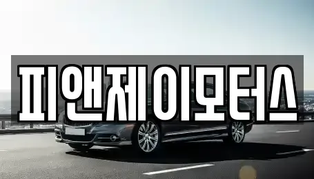 광주광역시 남구 이장동 중고차매입 전문 피앤제이모터스