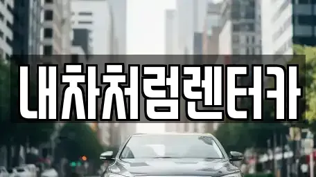 대구 수성구 만촌동 렌트카 전문 내차처럼렌터카