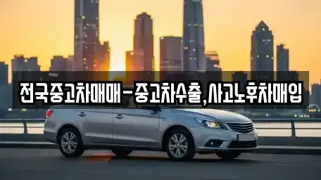 대구 중구 삼덕동1가 중고차 전문 전국중고차매매-중고차수출,사고노후차매입