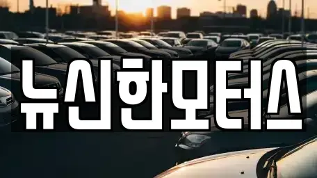 대전 중구 구완동 중고차매매 전문 뉴신한모터스