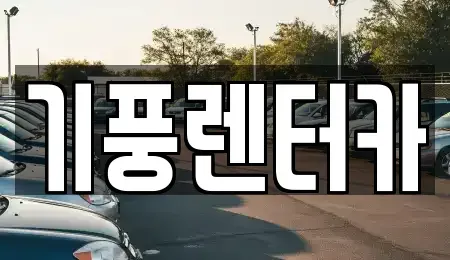 대전광역시 서구 용문동 렌트카 전문 기풍렌터카