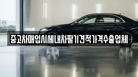 부산 중구 신창동1가 중고차매입 전문 중고차매입시세내차팔기견적가격수출업체