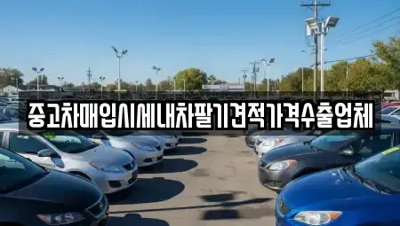 부산광역시 동래구 사직동 중고차매입 전문 중고차매입시세내차팔기견적가격수출업체