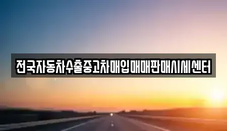 서울 송파구 오금동 중고차매입 전문 전국자동차수출중고차매입매매판매시세센터