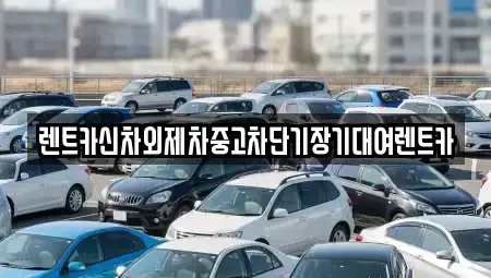 서울 종로구 내수동 단기렌트카 전문 렌트카신차외제차중고차단기장기대여렌트카