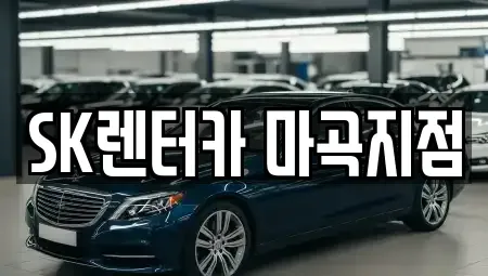 서울특별시 강서구 개화동 장기렌트카 전문 SK렌터카 마곡지점