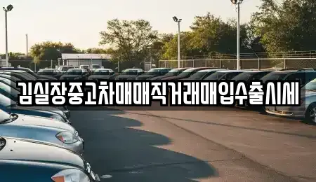 서울특별시 강서구 염창동 중고차 전문 김실장중고차매매직거래매입수출시세