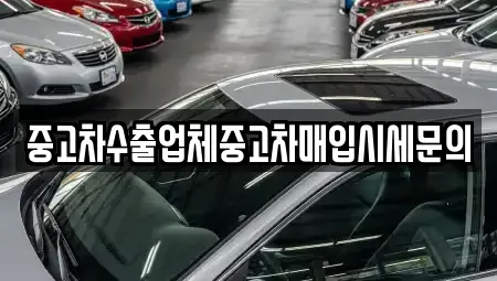 서울특별시 강서구 염창동 중고차 전문 중고차수출업체중고차매입시세문의