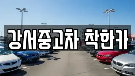 서울특별시 중고차 전문 강서중고차 착한카