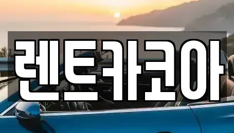 서울특별시 중구 남대문로4가 렌트카 전문 렌트카코아