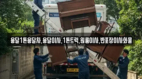 용달1톤용달차,용달이사,1톤트럭,원룸이사,반포장이사화물