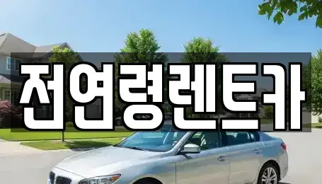 울산광역시 남구 여천동 단기렌트카 전문 전연령렌트카