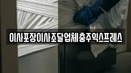 이사포장이사조달업체충주익스프레스