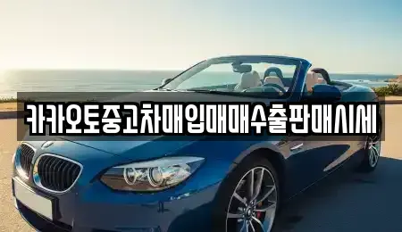 인천광역시 남동구 장수동 중고차매입 전문 카카오토중고차매입매매수출판매시세