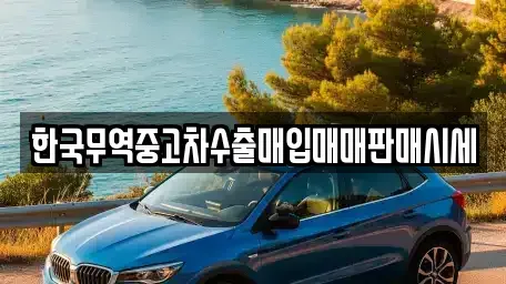 인천광역시 서구 오류동 중고차매입 전문 한국무역중고차수출매입매매판매시세