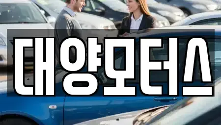 전남 목포시 유달동 중고차 전문 대양모터스