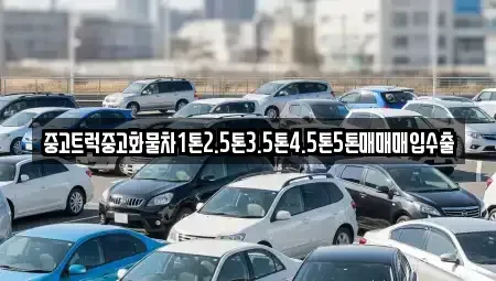 전남 목포시 유달동 중고차매입 전문 중고트럭중고화물차1톤2.5톤3.5톤4.5톤5톤매매매입수출