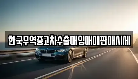전북 익산시 중앙동1가 중고차 전문 한국무역중고차수출매입매매판매시세