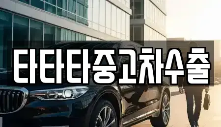 충북 음성군 소이면 중고차매매 전문 타타타중고차수출