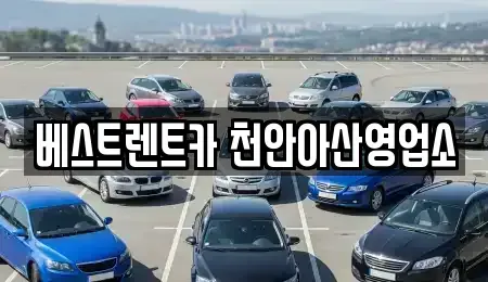 충청남도 천안시 동남구 유량동 렌트카 전문 베스트렌트카 천안아산영업소