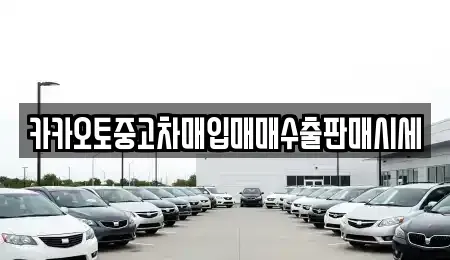 충청남도 천안시 동남구 유량동 중고차매입 전문 카카오토중고차매입매매수출판매시세