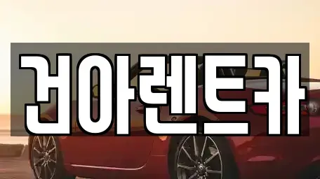 충청북도 제천시 고암동 렌트카 전문 건아렌트카