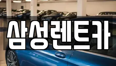 충청북도 청주시 상당구 남일면 렌트카 전문 삼성렌트카