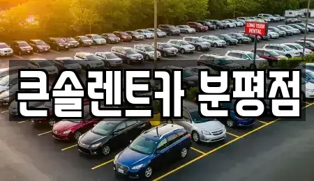 충청북도 청주시 상당구 남일면 렌트카 전문 큰솔렌트카 분평점